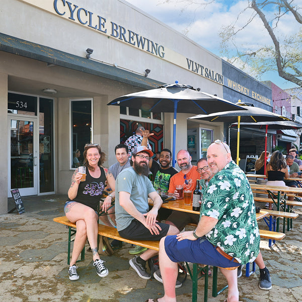 Enjoy Sitting Outside with Your Favorite Brew